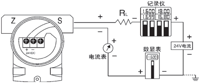 遠(yuǎn)傳差壓變送器接線圖