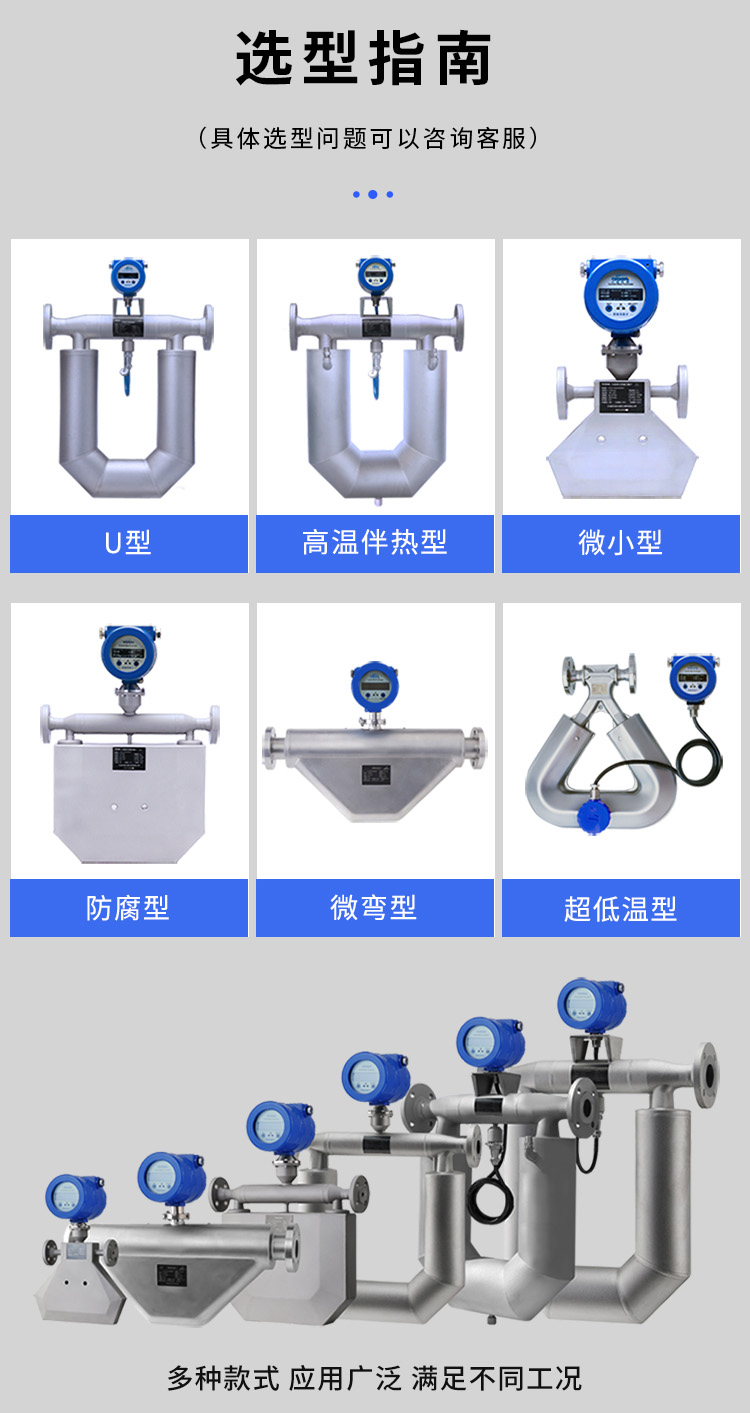 低溫質(zhì)量流量計(jì)產(chǎn)品分類圖