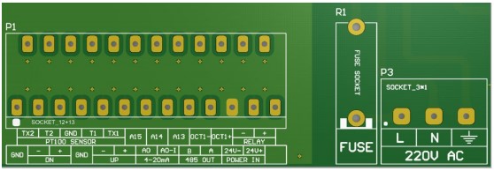 dn1000超聲波流量計主機接線圖